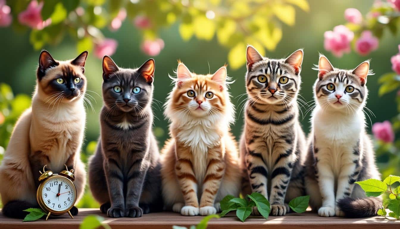 découvrez notre comparatif complet des races de chats, mettant en lumière leur espérance de vie. informez-vous sur les facteurs qui influencent la longévité de votre félin et trouvez la race qui correspond à vos attentes et à votre style de vie.