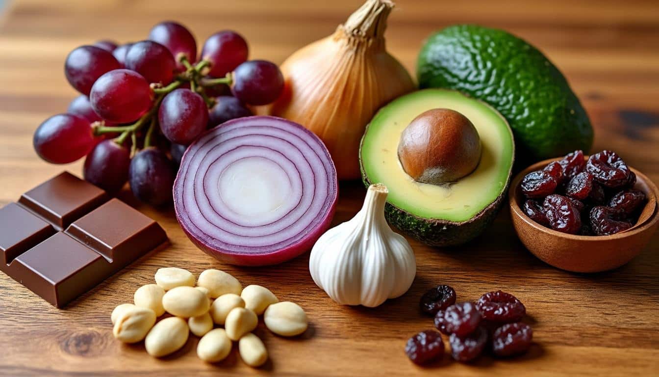 découvrez la liste des aliments toxiques pour les chiens et apprenez quels aliments éviter pour protéger la santé de votre compagnon à quatre pattes.