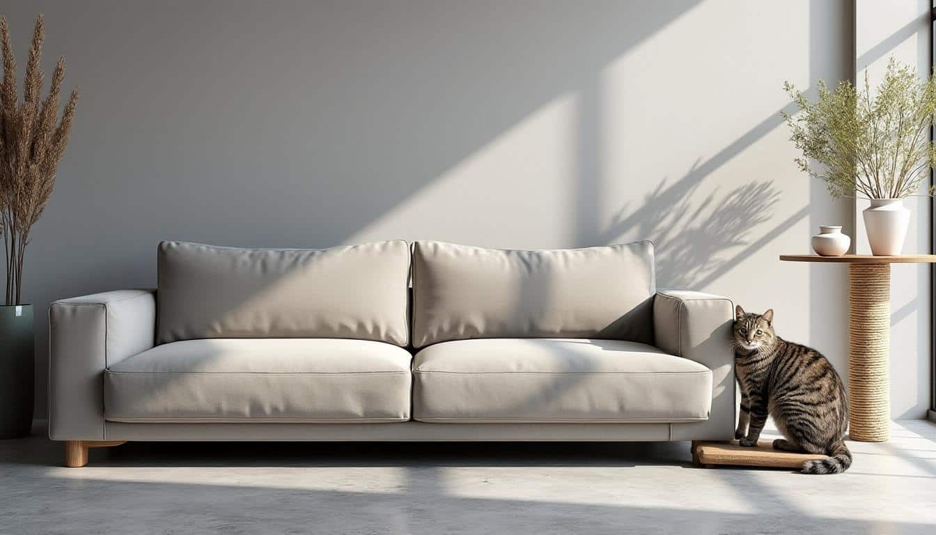 découvrez des solutions efficaces pour protéger votre canapé des griffades de votre chat et canaliser son énergie de manière positive.