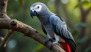 découvrez comment la reproduction exacte de la voix humaine stimule l'intelligence et la communication du perroquet gris, améliorant ainsi son interaction avec l'environnement.