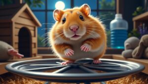 découvrez comment l'activité strictement nocturne sur la roue dynamique influence le comportement du hamster doré, un animal fascinant et actif la nuit.