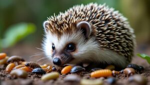 découvrez comment une alimentation à base d'insectes vivants permet de nourrir efficacement le hérisson pygmée, garantissant sa santé et son bien-être.