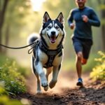 découvrez comment le port d'un harnais de traction améliore la promenade en canicross, offrant confort et efficacité pour vous et votre chien.