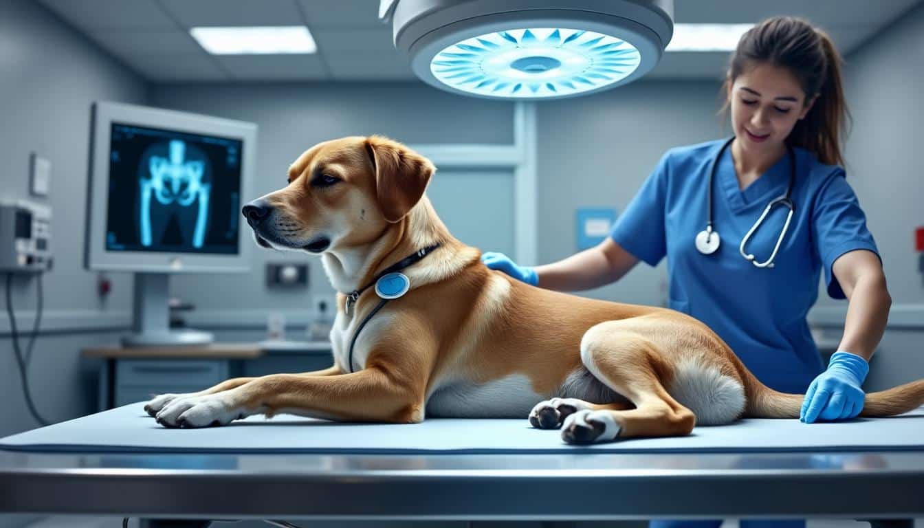 la radiographie officielle sous anesthésie est une méthode fiable pour dépister la dysplasie de la hanche, permettant un diagnostic précis et une prise en charge adaptée.
