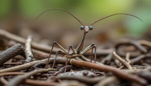 découvrez comment le phasme utilise un mimétisme parfait avec les brindilles pour se camoufler et échapper à ses prédateurs dans son environnement naturel.