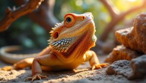 découvrez comment l'exposition aux rayons uv-b stimule la synthèse de vitamine essentielle chez le pogona vitticeps, assurant sa santé et son bien-être.