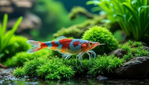 découvrez comment l'introduction des mousses aquatiques de java améliore l'esthétique et le bien-être dans l'aquascaping avec des crevettes.