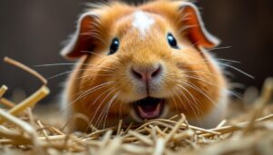 découvrez comment l'usure naturelle des molaires grâce au foin dur est essentielle pour maintenir la santé bucco-dentaire de votre cochon d'inde.