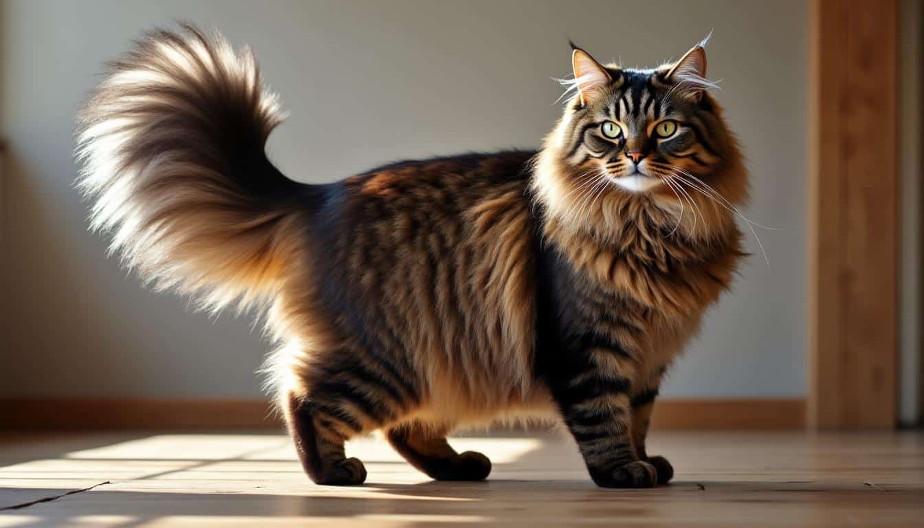 découvrez comment la queue en panache très fournie sublime la beauté unique de la race maine coon, un chat majestueux et élégant.