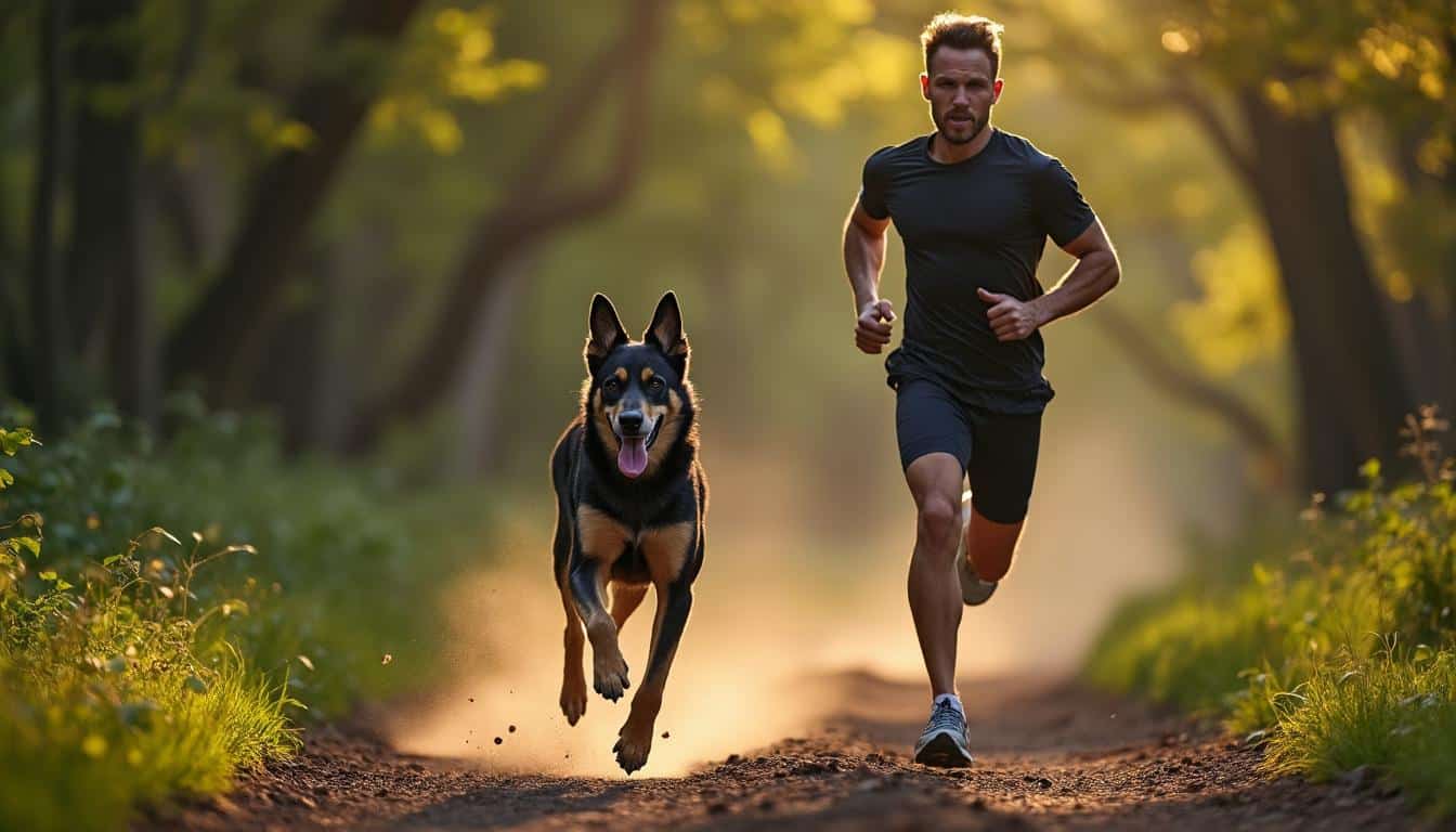 découvrez comment la synchronisation parfaite des foulées entre maître et chien transforme la promenade en canicross en une expérience unique et harmonieuse.