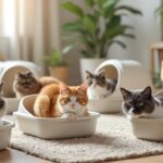 découvrez comment l'ajout de litières supplémentaires séparées peut améliorer la cohabitation entre plusieurs chats en réduisant le stress et les conflits.