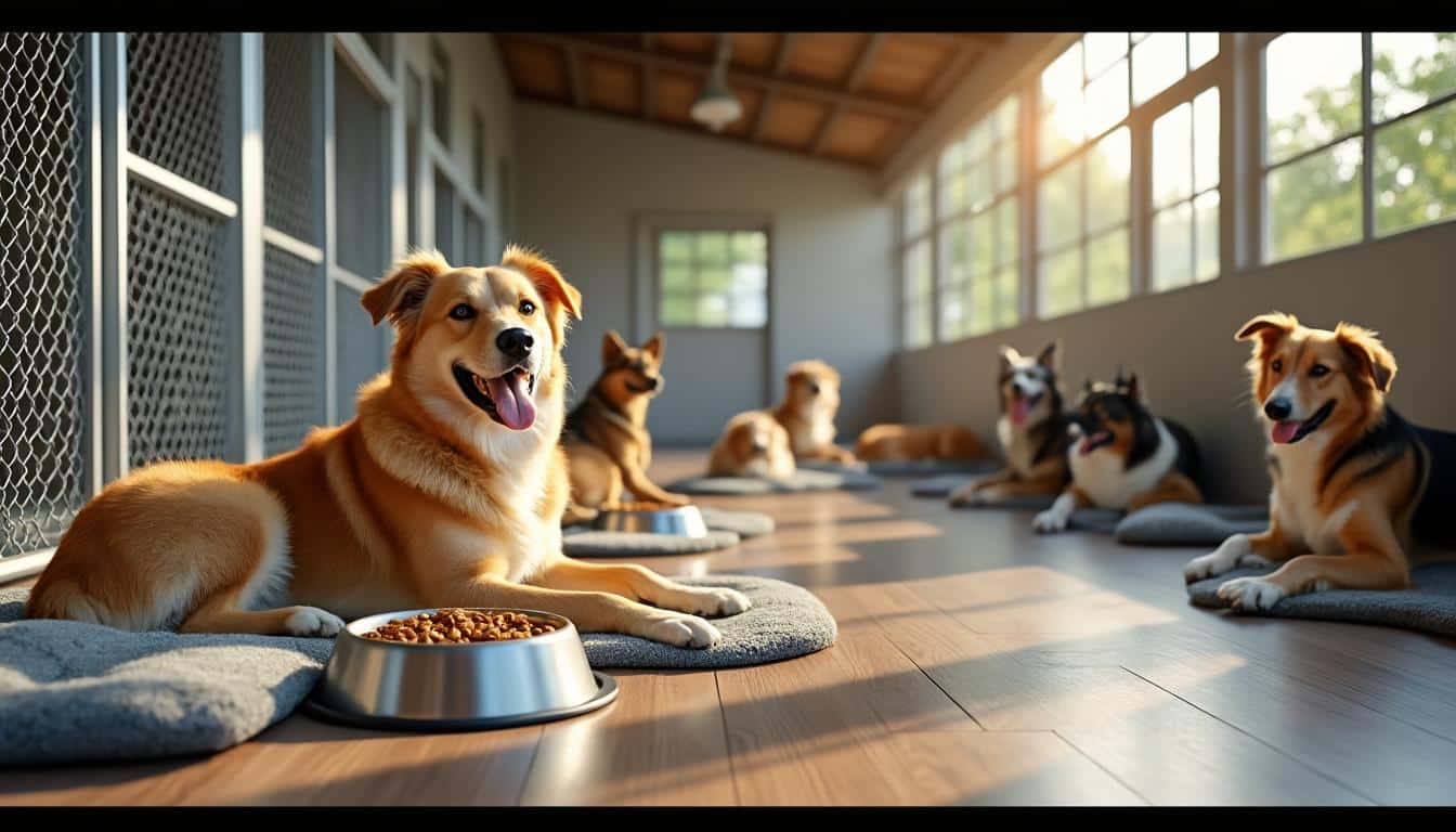 découvrez comment l'alimentation habituelle de votre chien garantit la sécurité et le bien-être au sein du chenil pension, assurant une transition sereine et confortable.