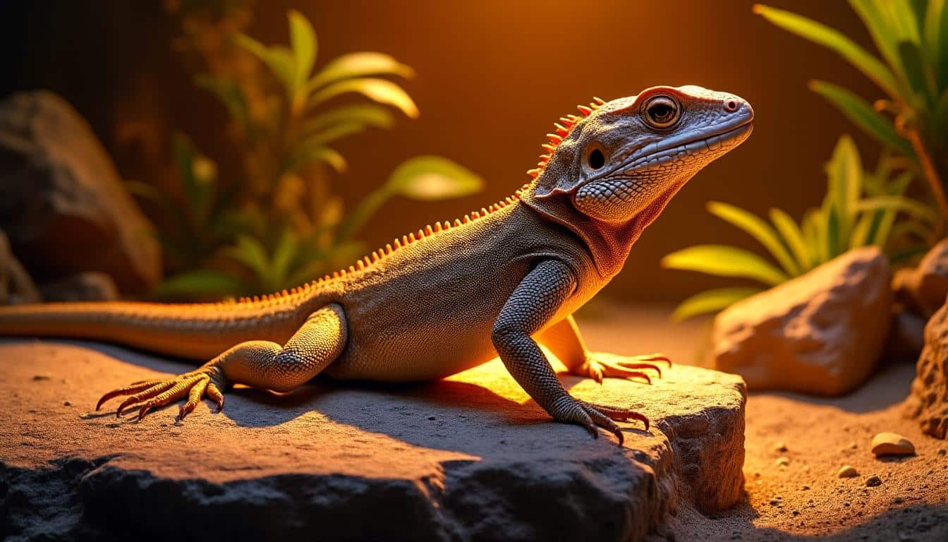 découvrez pourquoi le pogona vitticeps nécessite un point chaud à 40 degrés pour son bien-être et son bon développement.