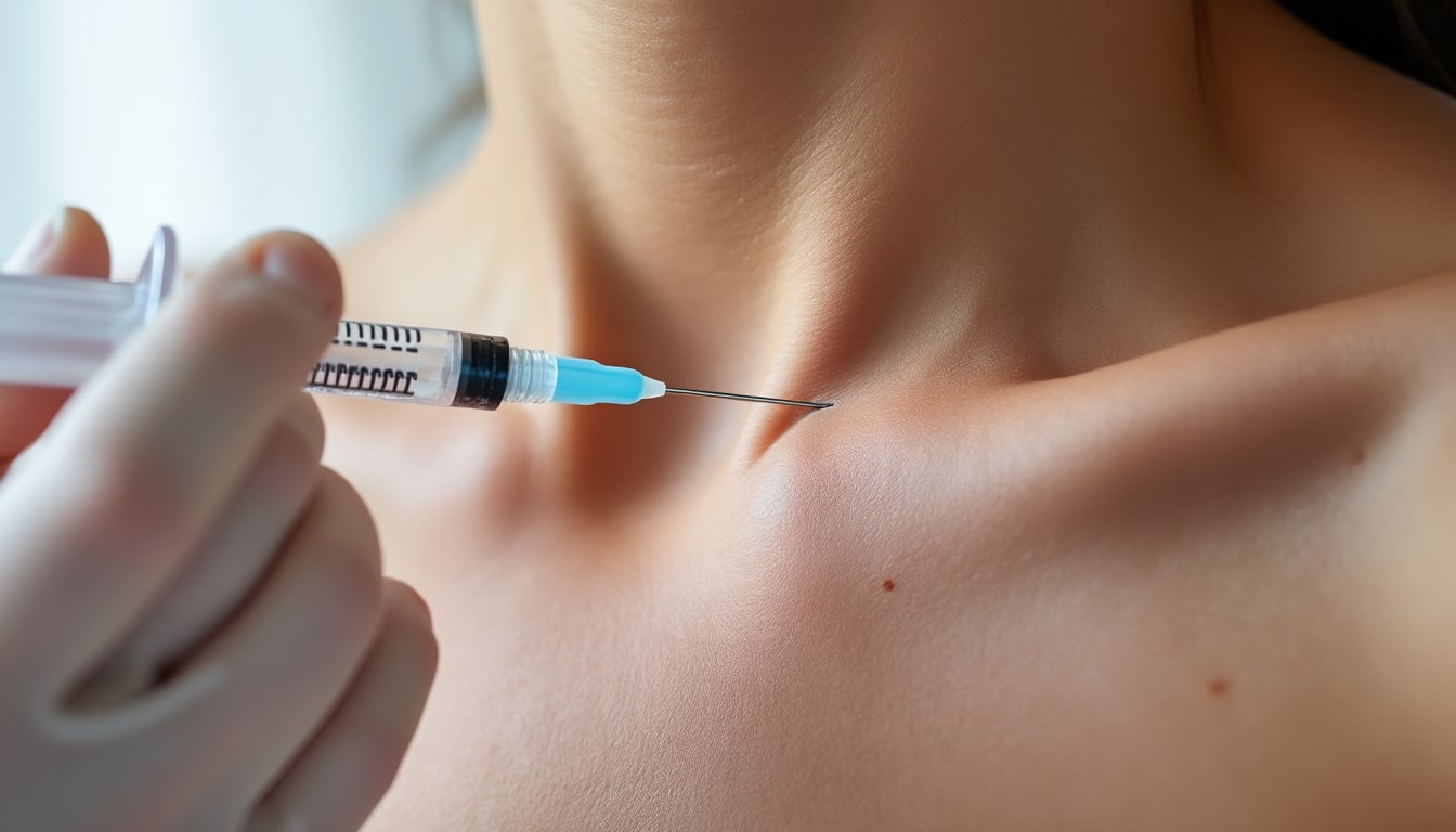 découvrez l'injection sous-cutanée indolore dans le cou pour une pose facile et efficace de la puce d'identification.