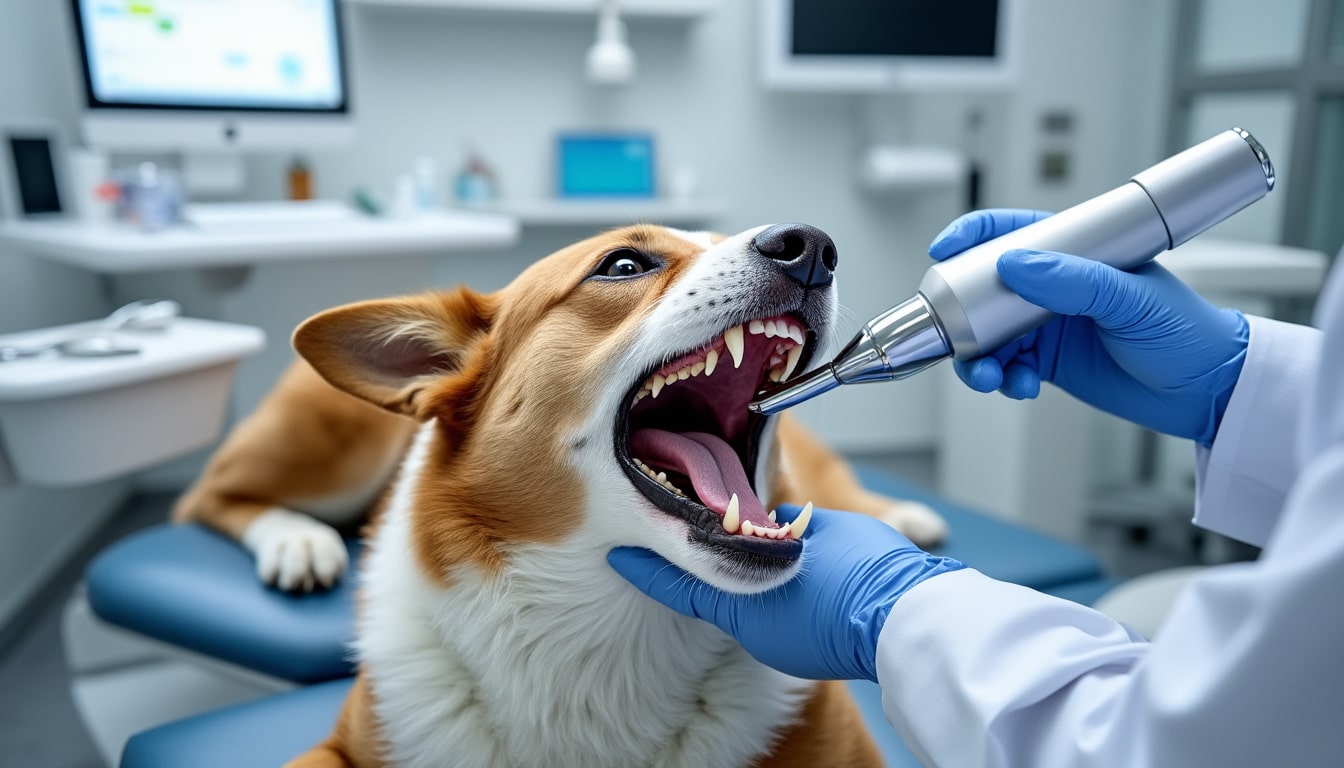 découvrez comment le nettoyeur à ultrasons vétérinaire assure un détartrage dentaire efficace et en douceur pour le soin bucco-dentaire de vos animaux.