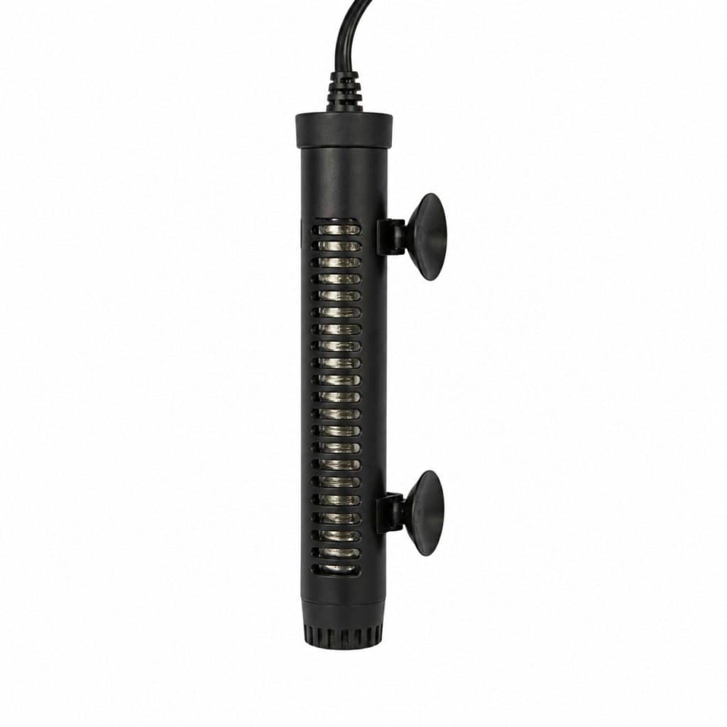 Photo produit d'un chauffage submersible compact pour petit aquarium