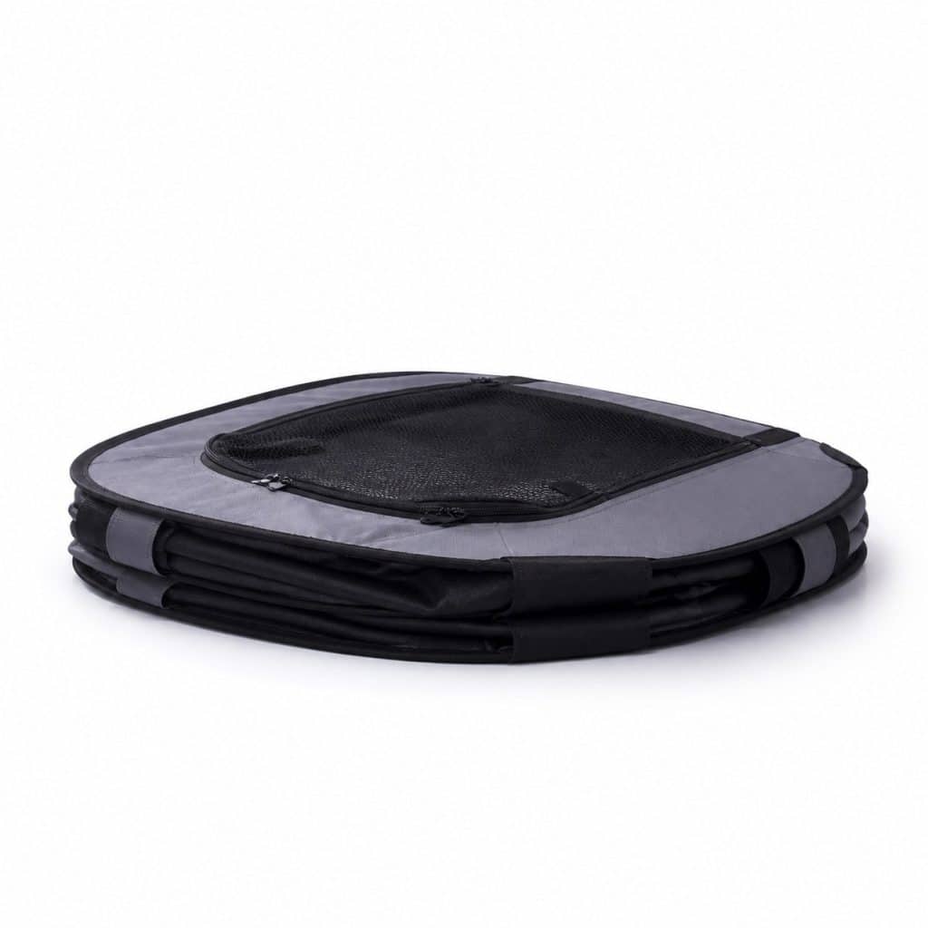 Enclos pliable extérieur sécurisé pour chat, vue produit replié