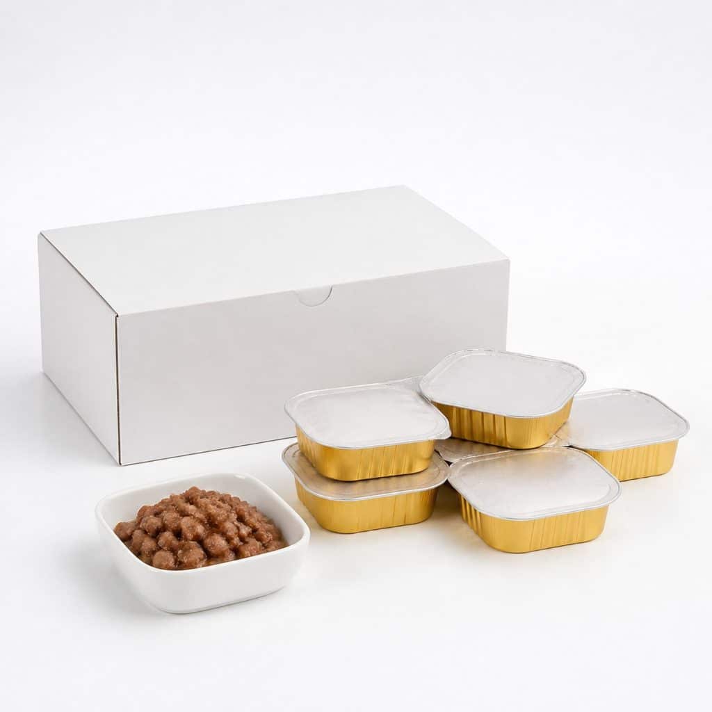 Coffret de traitement antiparasitaire combiné pour chat sur fond blanc